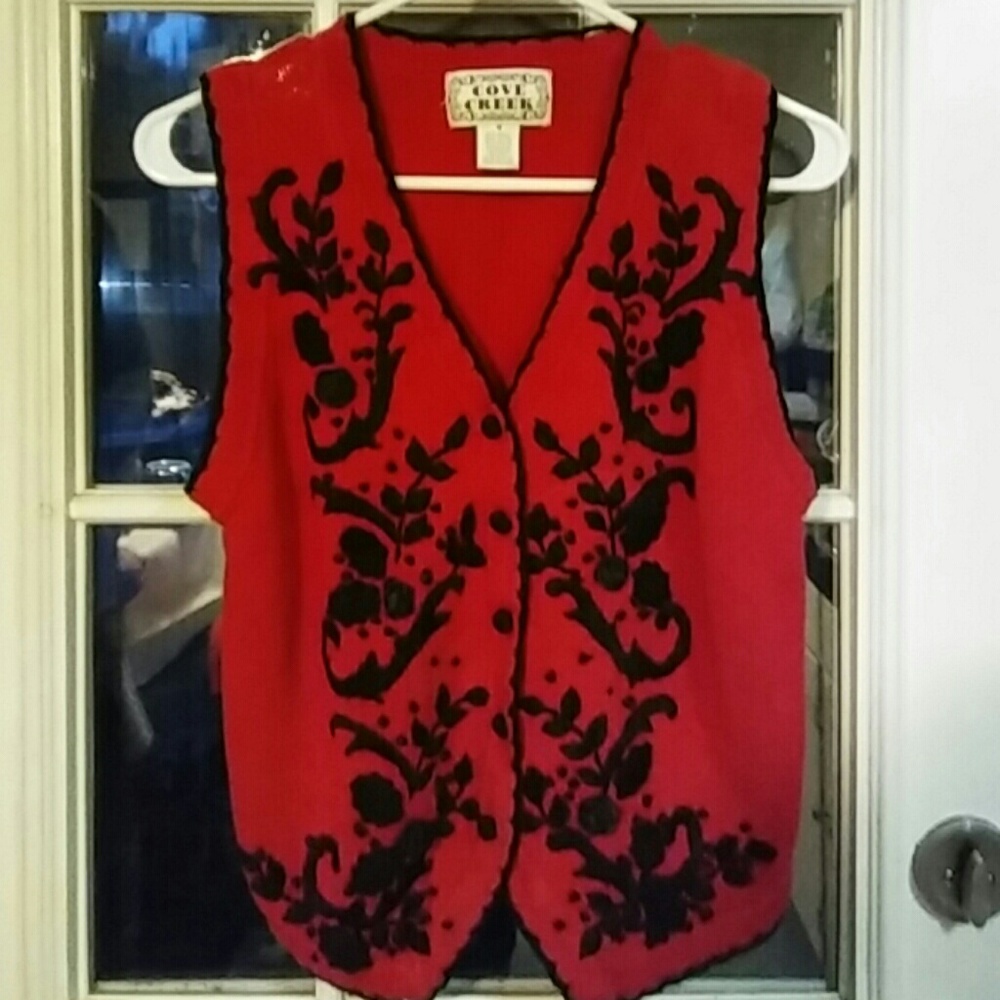 Holiday/ Special Night Sweater Vest ( Excellent Co